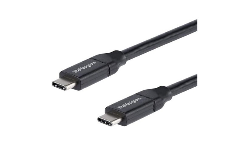 StarTech.com 0.5m USB C to USB C Cable - 5A PD - USB 2.0 USB-IF Certified