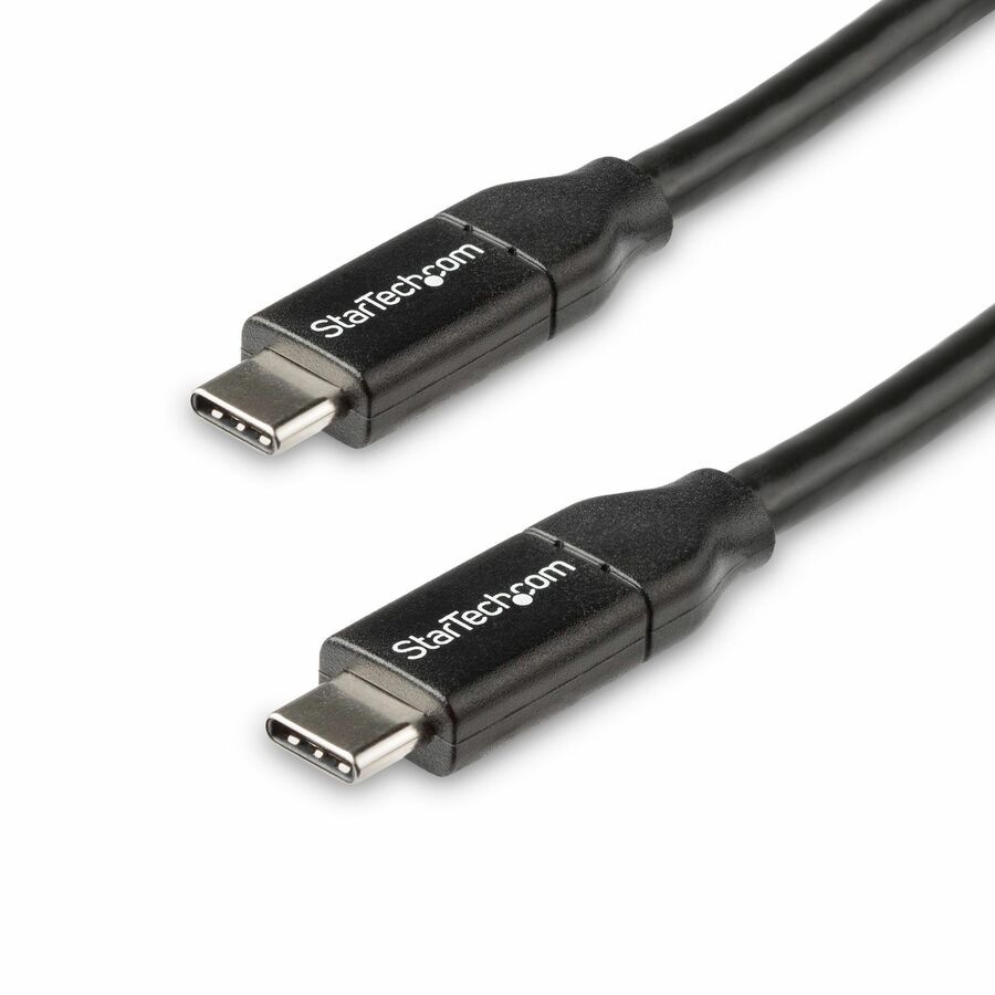 Thumbnail 2 of 5 for StarTech.com 1.6ft (50cm) USB-C Fast Charging Cable, Charge/Sync,100W (5A) PD, USB 2.0, USB-IF Certified, Charging Cord
