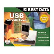 Best Data Smart One 56K USB External data/fax Modem for Macintosh