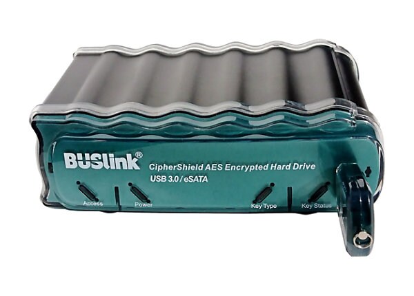 BUSlink 4TB FIPS 140-2 256-bit AES External Hard Drive