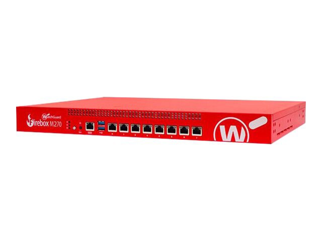 WatchGuard Firebox M270 - security appliance - WatchGuard Trade-Up Program - with 3 years Total Security Suite