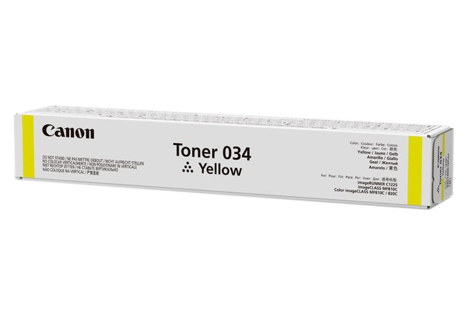 Canon 034 - yellow - original - toner cartridge