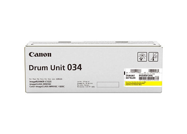 Canon 034 - yellow - drum kit