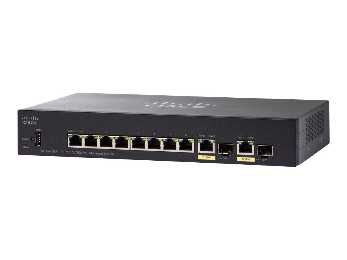 CISCO SF352-08P 8-PORT 10/100 POE MA