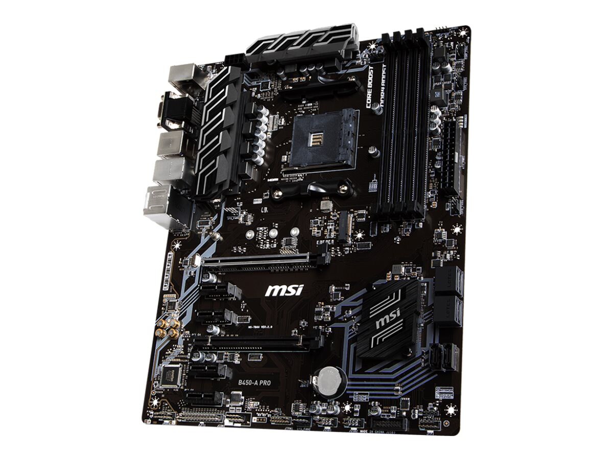 MSI B450-A PRO - motherboard - ATX - Socket AM4 - AMD B450
