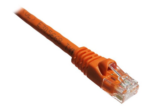 AXIOM 100FT CAT6A CBL W/BOOT ORNG