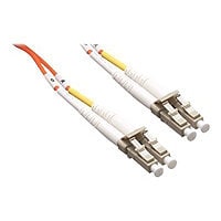 Axiom LC-LC Multimode Duplex OM2 50/125 Fiber Optic Cable - 70m - Orange - network cable - 70 m - orange