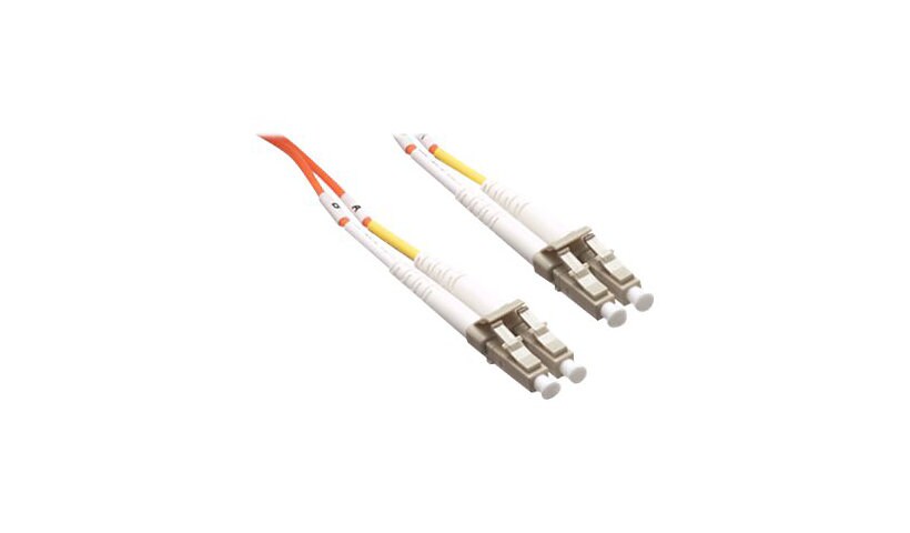 Axiom LC-LC Multimode Duplex OM1 62.5/125 Fiber Optic Cable - 9m - Orange - network cable - 9 m - orange