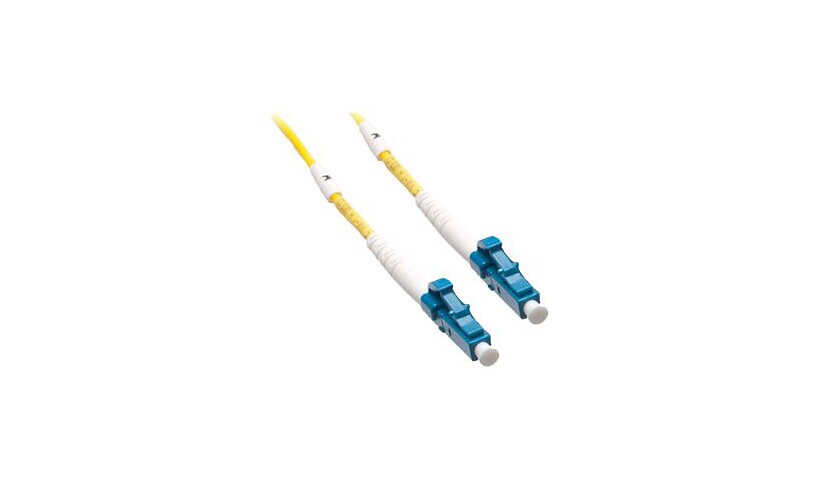 Axiom LC-LC Singlemode Simplex OS2 9/125 Fiber Optic Cable - 10m - Yellow - network cable - 10 m