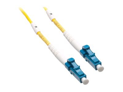 Axiom LC-LC Singlemode Simplex OS2 9/125 Fiber Optic Cable - 3m - Yellow - network cable - 3 m