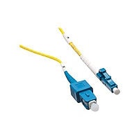 Axiom LC-SC Singlemode Simplex OS2 9/125 Fiber Optic Cable - 1m - Yellow - network cable - 1 m
