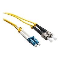 Axiom LC-ST Singlemode Duplex OS2 9/125 Fiber Optic Cable - 4m - Yellow - patch cable - 4 m