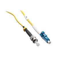 Axiom LC-ST Singlemode Simplex OS2 9/125 Fiber Optic Cable - 1m - Yellow - patch cable - 1 m