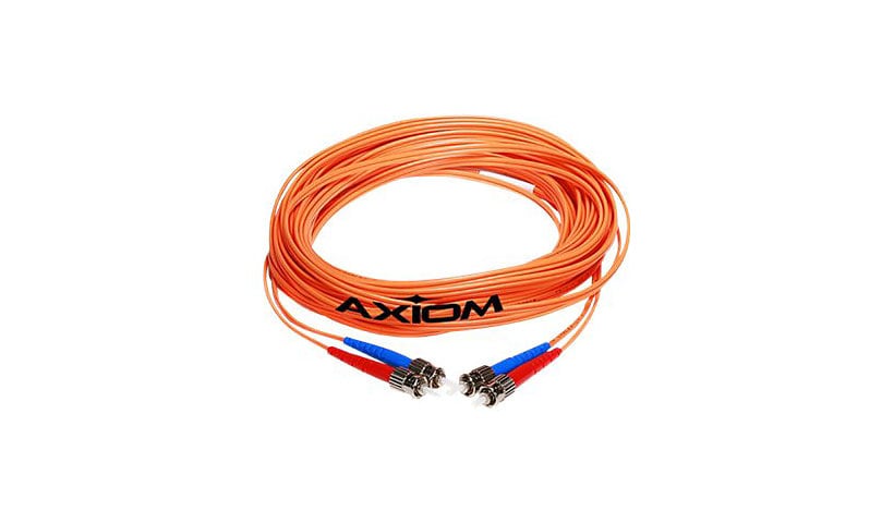 Axiom SC-MTRJ Multimode Duplex OM1 62.5/125 Fiber Optic Cable - 10m - Orange - network cable - 10 m