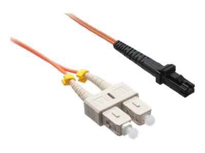 Axiom SC-MTRJ Multimode Duplex OM1 62.5/125 Fiber Optic Cable - 20m - Orange - network cable - 20 m - orange