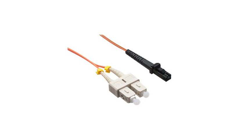 Axiom SC-MTRJ Multimode Duplex OM1 62.5/125 Fiber Optic Cable - 25m - Orange - network cable - 25 m - orange