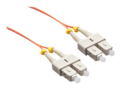Axiom SC-SC Multimode Duplex OM2 50/125 Fiber Optic Cable - 15m - Orange - network cable - 15 m