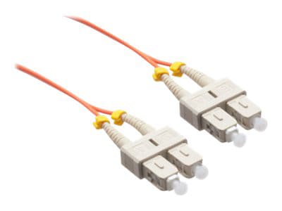 Axiom SC-SC Multimode Duplex OM2 50/125 Fiber Optic Cable - 20m - Orange - network cable - 20 m - orange