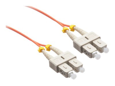 Axiom SC-SC Multimode Duplex OM2 50/125 Fiber Optic Cable - 4m - Orange - network cable - 4 m - orange