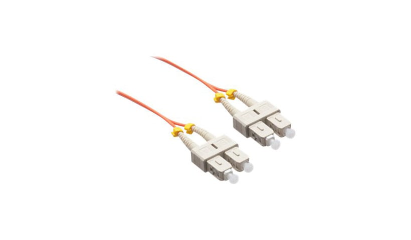 Axiom SC-SC Multimode Duplex OM2 50/125 Fiber Optic Cable - 6m - Orange - network cable - 6 m - orange