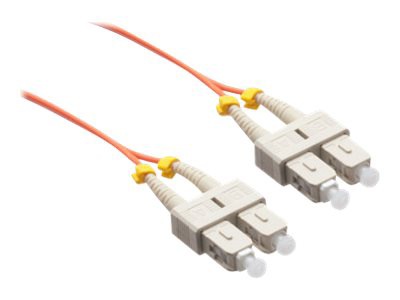Axiom SC-SC Multimode Duplex OM2 50/125 Fiber Optic Cable - 7m - Orange - network cable - 7 m - orange