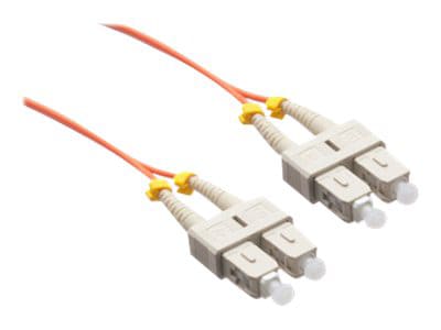 Axiom SC-SC Multimode Duplex OM1 62.5/125 Fiber Optic Cable - 20m - Orange - network cable - 20 m - orange