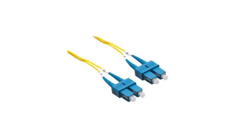 Axiom SC-SC Singlemode Duplex OS2 9/125 Fiber Optic Cable - 9m - Yellow - network cable - 9 m - yellow