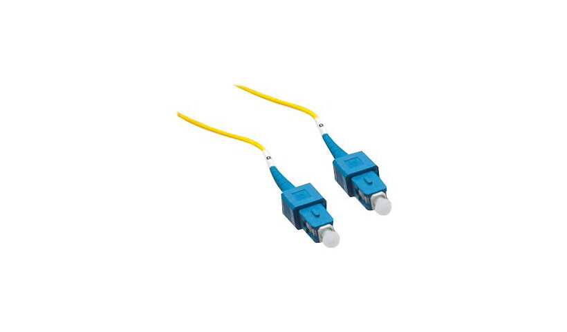 Axiom SC-SC Singlemode Simplex OS2 9/125 Fiber Optic Cable - 3m - Yellow - network cable - 3 m