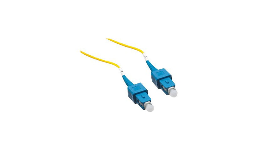 Axiom SC-SC Singlemode Simplex OS2 9/125 Fiber Optic Cable - 9m - Yellow - patch cable - 9 m