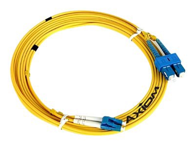 Axiom SC-ST Singlemode Duplex OS2 9/125 Fiber Optic Cable - 3m - Yellow - network cable - 3 m - 3 m
