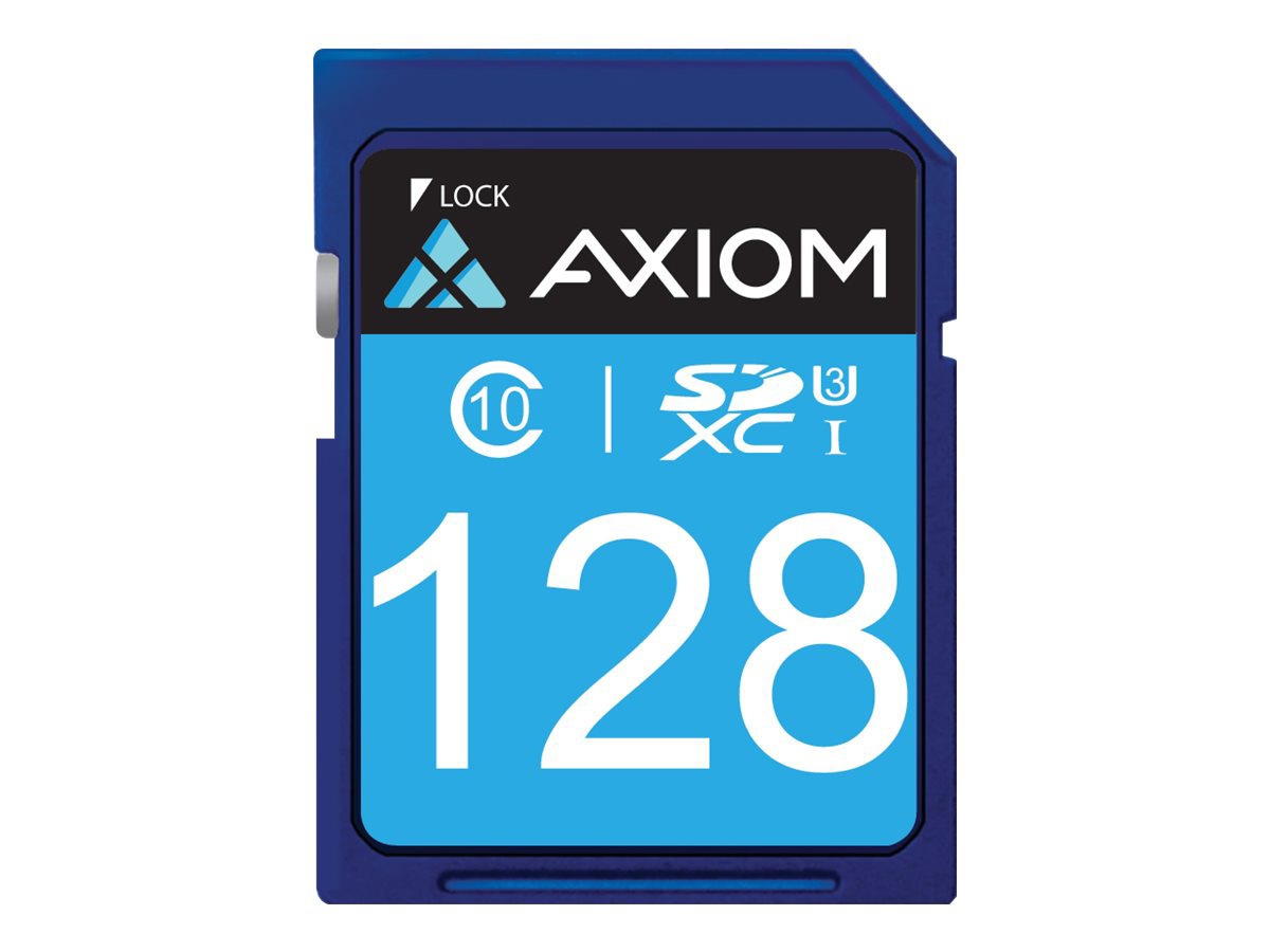 Axiom - flash memory card - 128 GB - SDXC UHS-I