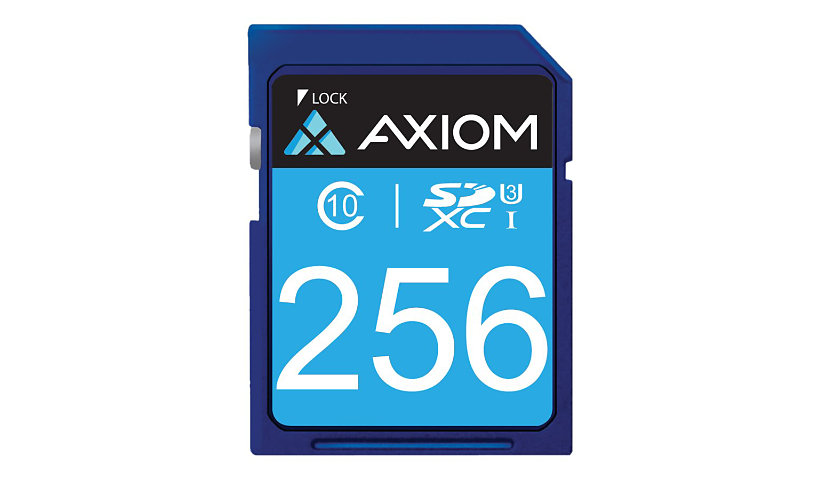 Axiom - carte mémoire flash - 256 Go - SDXC UHS-I