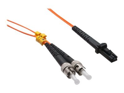 Axiom ST-MTRJ Multimode Duplex OM1 62.5/125 Fiber Optic Cable - 15m - Orange - network cable - 15 m - orange
