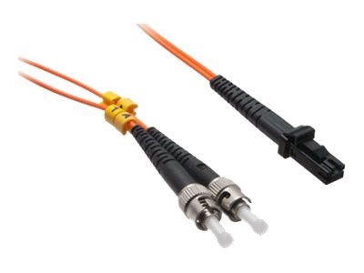 Axiom ST-MTRJ Multimode Duplex OM1 62.5/125 Fiber Optic Cable - 4m - Orange - network cable - 4 m - orange