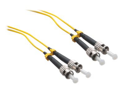 Axiom ST-ST Singlemode Duplex OS2 9/125 Fiber Optic Cable - 20m - Yellow - network cable - 20 m - yellow