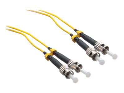 Axiom ST-ST Singlemode Duplex OS2 9/125 Fiber Optic Cable - 9m - Yellow - n
