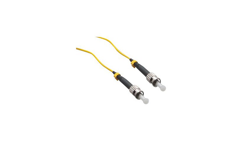 Axiom ST-ST Singlemode Simplex OS2 9/125 Fiber Optic Cable - 10m - Yellow - patch cable - 10 m