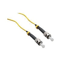 Axiom ST-ST Singlemode Simplex OS2 9/125 Fiber Optic Cable - 8m - Yellow - network cable - 8 m