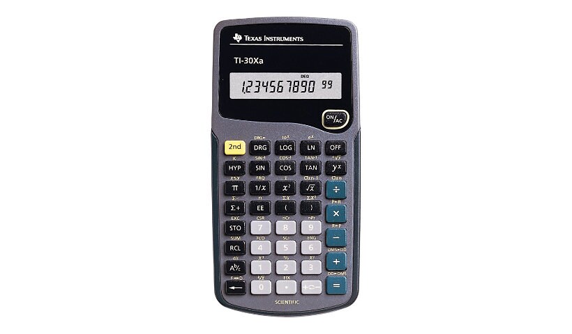 Texas Instruments TI-30XA Scientific Calculator - Black
