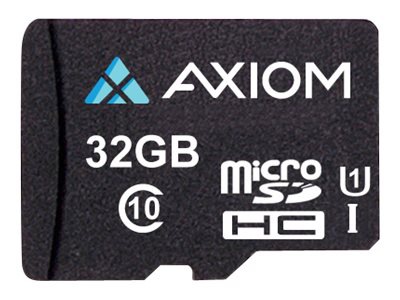 Axiom MSDHC10U132-AX - flash memory card - 32 GB - microSDHC UHS-I