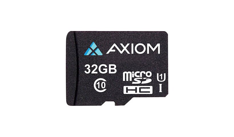 Axiom MSDHC10U132-AX - flash memory card - 32 GB - microSDHC UHS-I