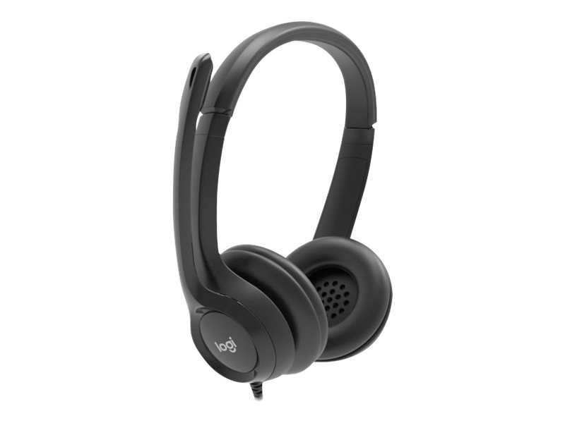 Logitech - headset - wired USB - black - 5 pack