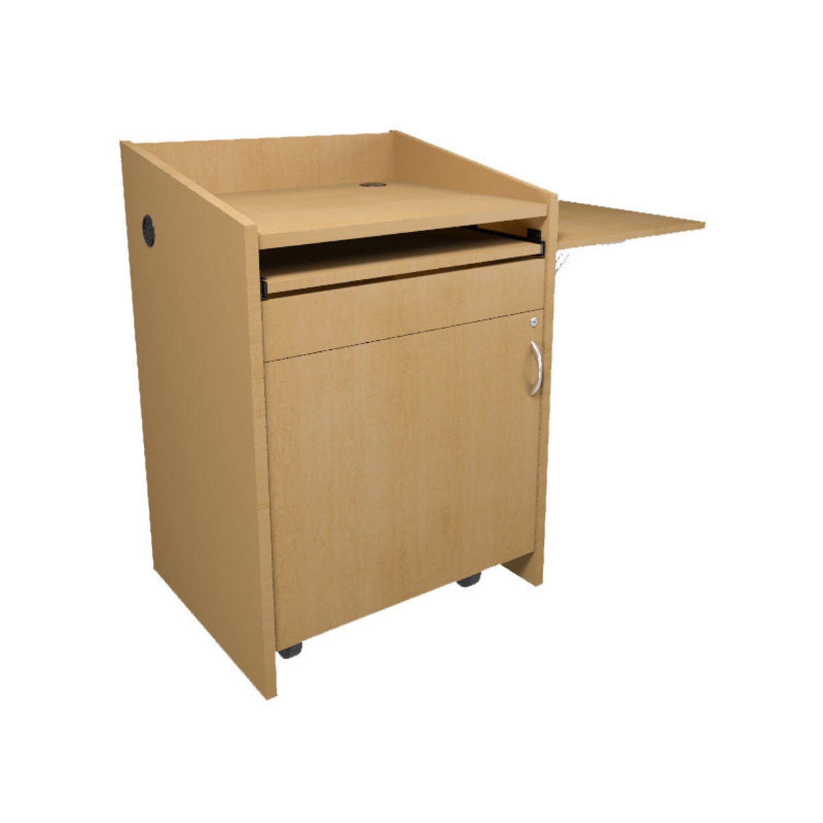 Middle Atlantic Pre-Configured L2 Series Lectern w Connectivity & Flip Up S