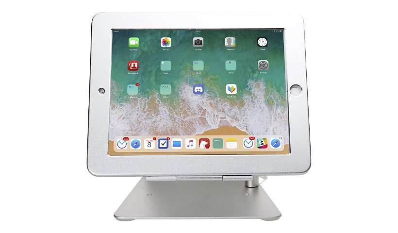 CTA Digital Desktop Anti-Theft Stand enclosure - Anti-Theft - for tablet - silver