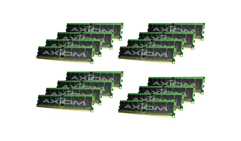 Axiom AX - DDR2 - kit - 64 GB: 16 x 4 GB - DIMM 240-pin - 667 MHz / PC2-5300 - registered