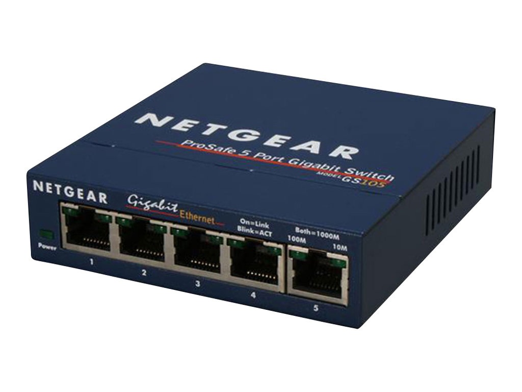 Thumbnail 3 of 6 for Netgear ProSafe GS105 Ethernet Switch