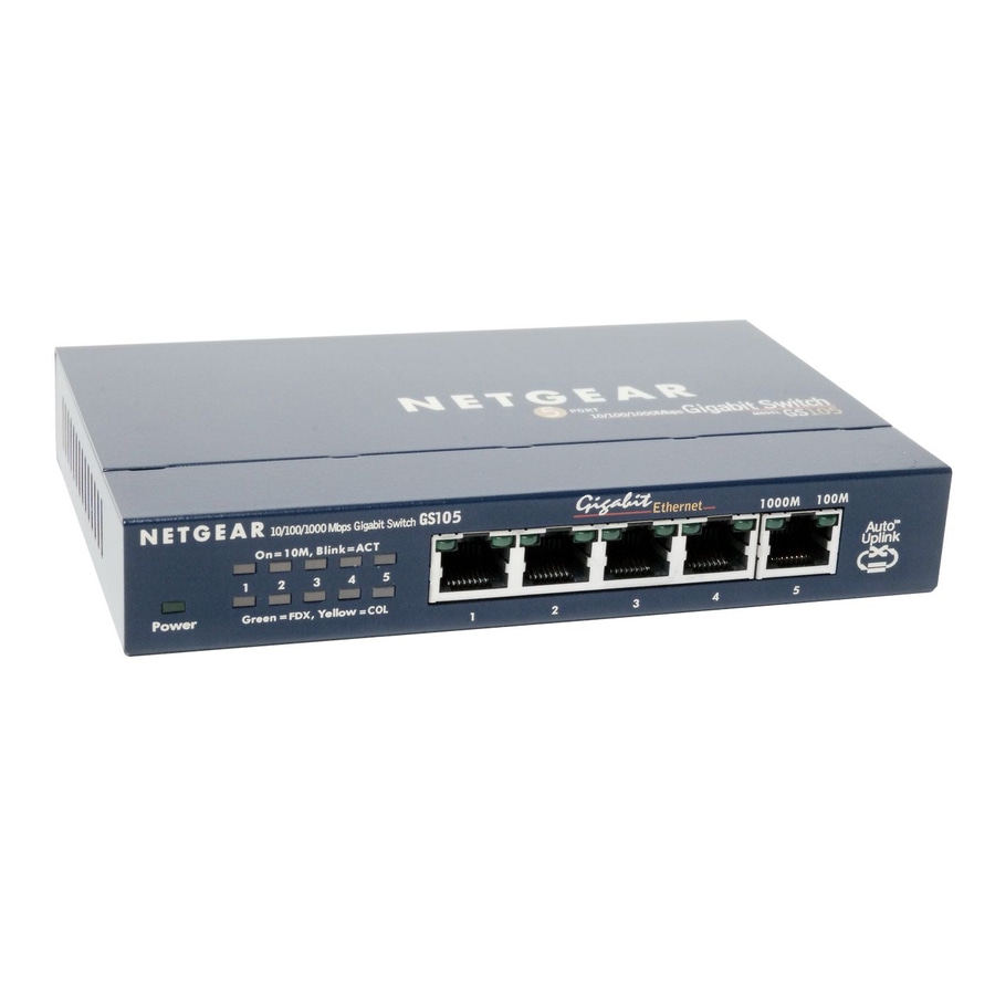Thumbnail 6 of 6 for Netgear ProSafe GS105 Ethernet Switch