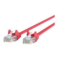 Belkin Cat6 14ft Red Ethernet Patch Cable, UTP, 24 AWG, Snagless, Molded, RJ45, M/M, 14'