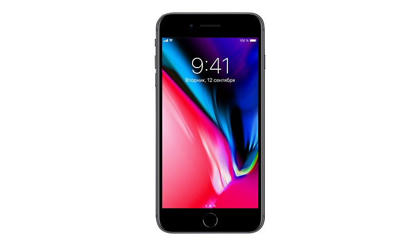 Apple iPhone 8 Plus - space gray - 4G - 64 GB - GSM - smartphone