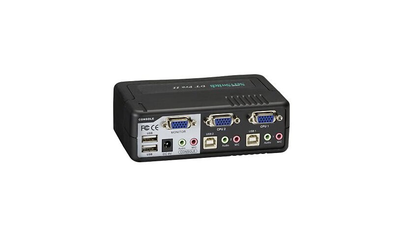 Black Box ServSwitch DT Pro II KVM Switch Kit - KVM / audio / USB switch -